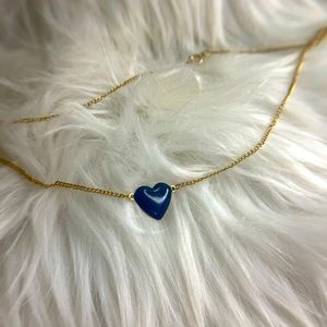 Gold heart necklace